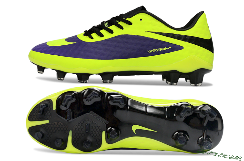 Men's Nike Hypervenom Phantom FG Football Boots - Yellow/Bright Yellow/Deep Purple 1