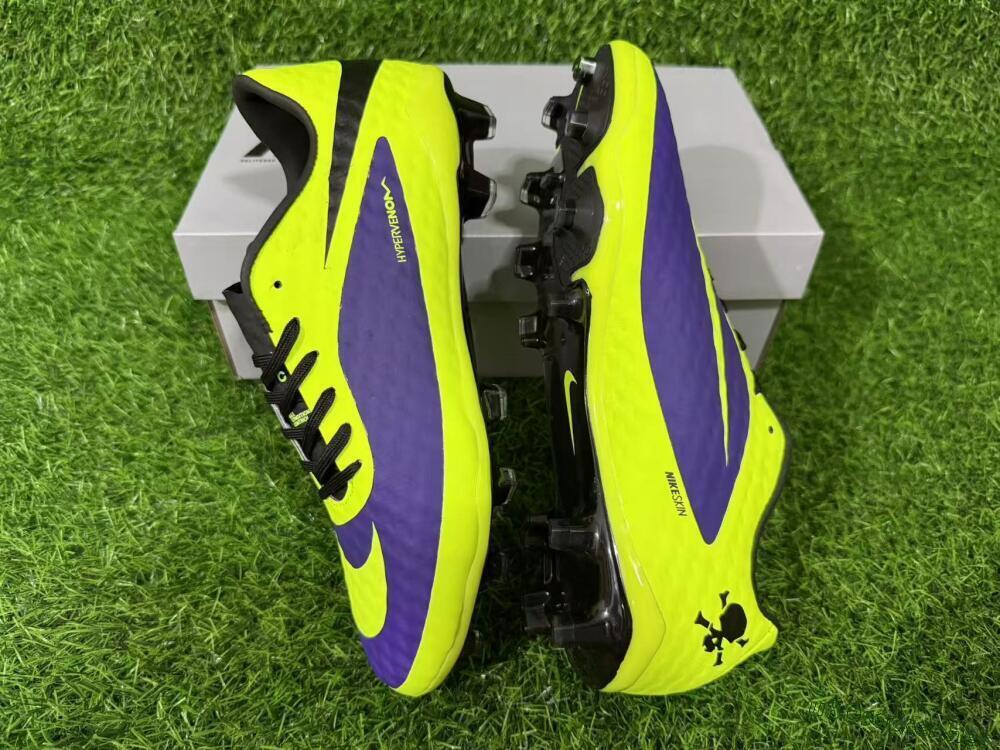 Men's Nike Hypervenom Phantom FG Football Boots - Yellow/Bright Yellow/Deep Purple