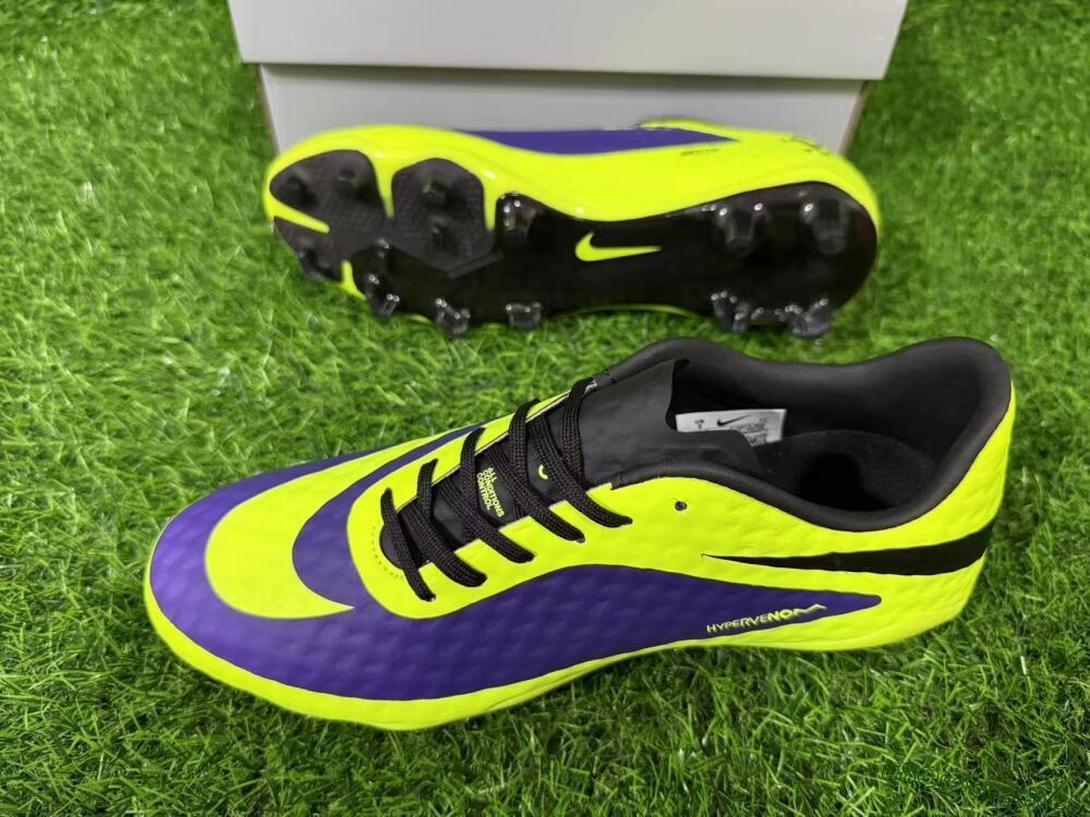 Men's Nike Hypervenom Phantom FG Football Boots - Yellow/Bright Yellow/Deep Purple
