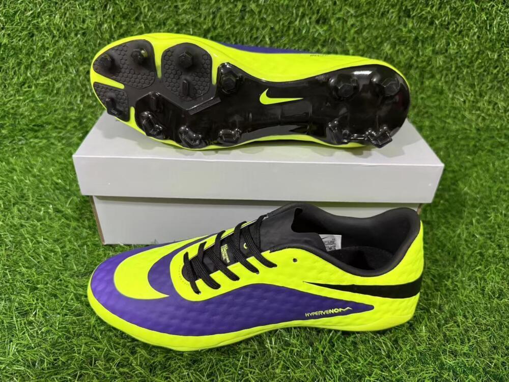 Men's Nike Hypervenom Phantom FG Football Boots - Yellow/Bright Yellow/Deep Purple