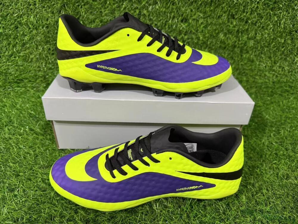 Men's Nike Hypervenom Phantom FG Football Boots - Yellow/Bright Yellow/Deep Purple
