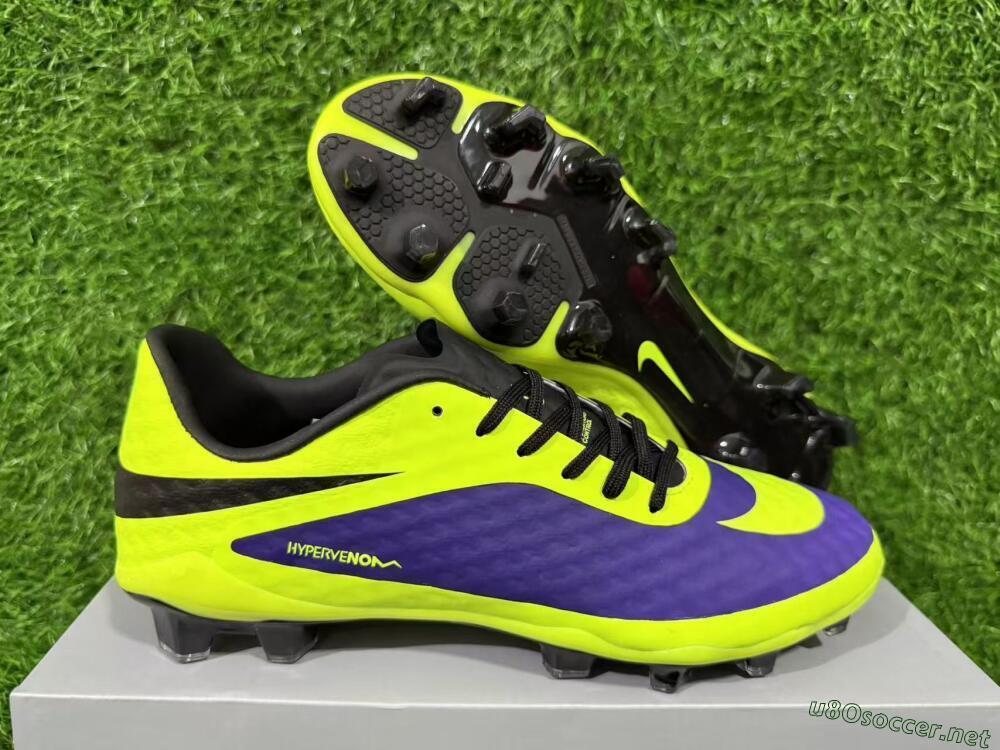 Men's Nike Hypervenom Phantom FG Football Boots - Yellow/Bright Yellow/Deep Purple