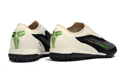 Men's Nike Phantom 6 Low Elite TF Football Shoes - Black/Electric Green/Neutral Beige