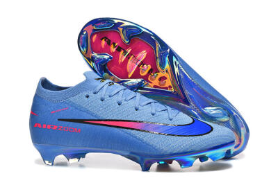 Men's Nike Air Zoom Mercurial Vapor 16 Elite FG Football Boots - Blue/Electric Blue/Radiant Pink