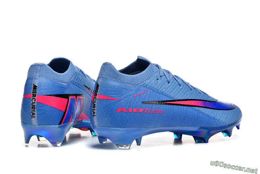 Men's Nike Air Zoom Mercurial Vapor 16 Elite FG Football Boots - Blue/Electric Blue/Radiant Pink 9