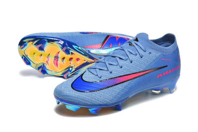 Men's Nike Air Zoom Mercurial Vapor 16 Elite FG Football Boots - Blue/Electric Blue/Radiant Pink