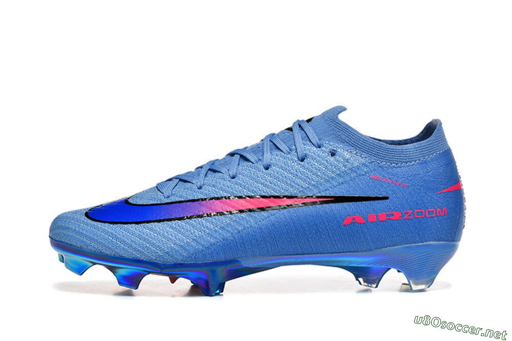 Men's Nike Air Zoom Mercurial Vapor 16 Elite FG Football Boots - Blue/Electric Blue/Radiant Pink 0