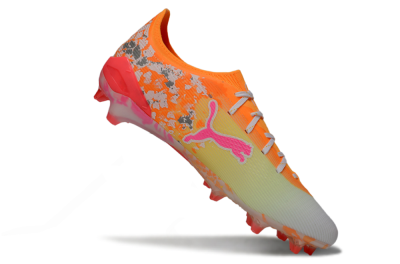 Men's Puma Ultra Ultimate FG Football Boots - Orange/Flamingo Pink/Golden Yellow