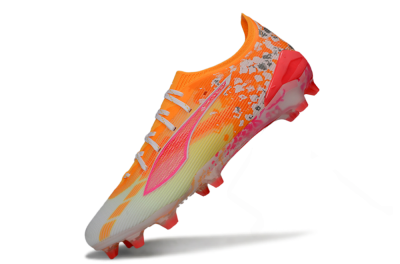 Men's Puma Ultra Ultimate FG Football Boots - Orange/Flamingo Pink/Golden Yellow