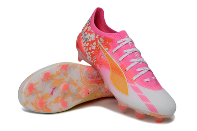 Men's Puma Ultra Ultimate FG Football Boots - Orange/Flamingo Pink/Golden Yellow