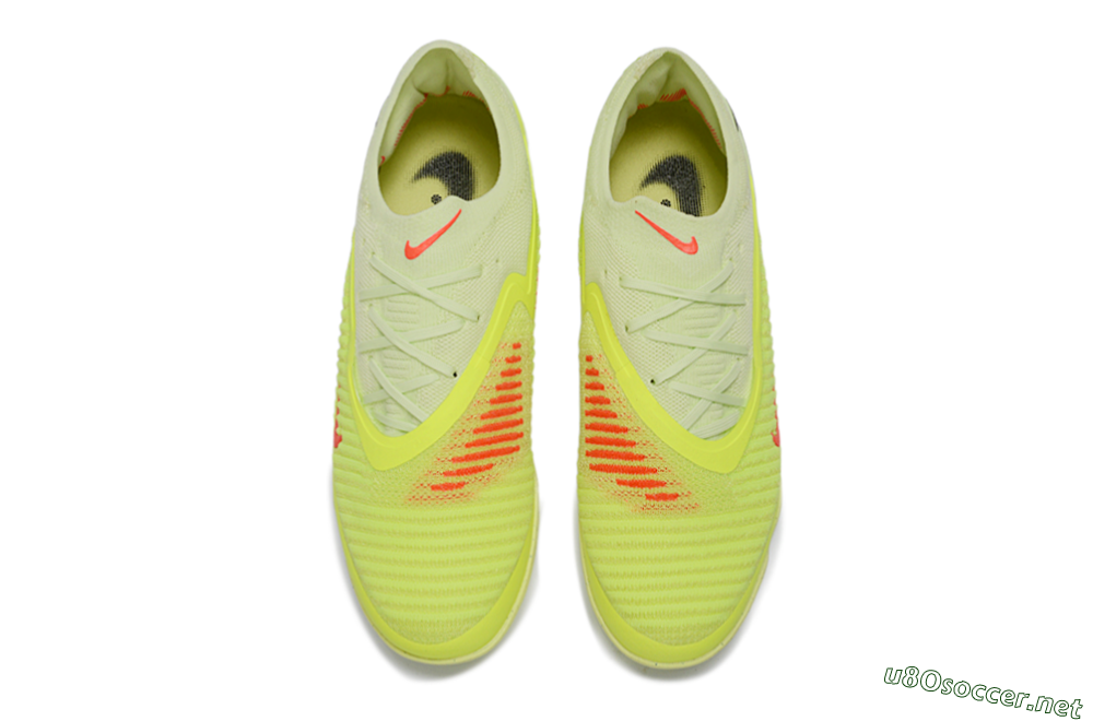 Unisex Nike Phantom 6 Low Elite TF Football Shoes - Yellow/Vibrant Lime/Hot Pink 4