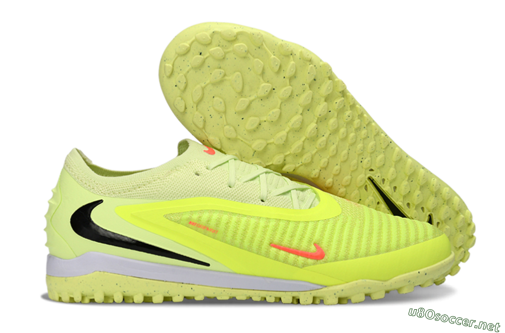Unisex Nike Phantom 6 Low Elite TF Football Shoes - Yellow/Vibrant Lime/Hot Pink 2