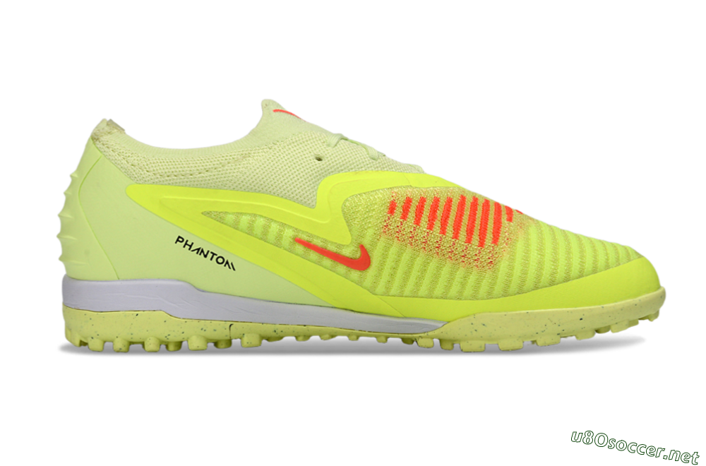 Unisex Nike Phantom 6 Low Elite TF Football Shoes - Yellow/Vibrant Lime/Hot Pink 7