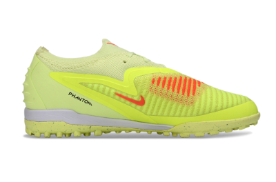 Unisex Nike Phantom 6 Low Elite TF Football Shoes - Yellow/Vibrant Lime/Hot Pink