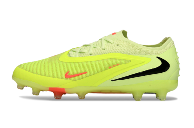 Unisex Nike Phantom 6 Low Elite AG Football Boots - Yellow/Neon Yellow/Coral Red