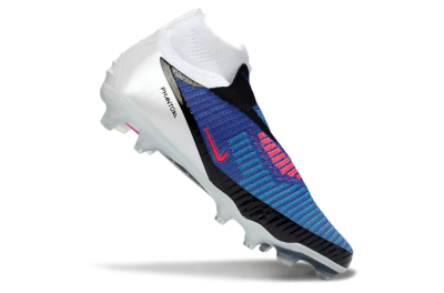 Unisex Nike Phantom 6 High Elite FG Football Boots - Blue/Electric Blue/Hot Pink