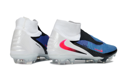 Unisex Nike Phantom 6 High Elite FG Football Boots - Blue/Electric Blue/Hot Pink