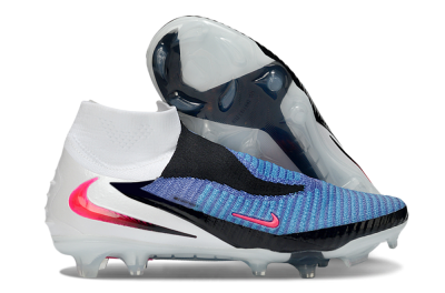 Unisex Nike Phantom 6 High Elite FG Football Boots - Blue/Electric Blue/Hot Pink