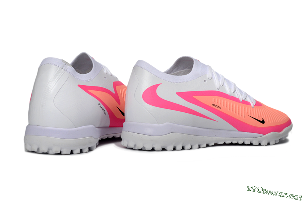 Men's Nike Phantom 6 Low Elite TF Football Shoes - Pink/Vibrant Neon/Soft White 6