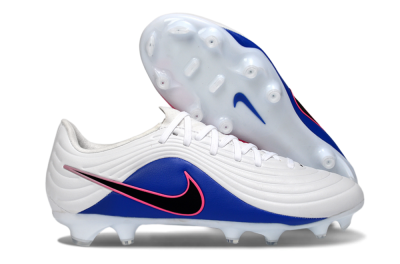 Men's Nike Tiempo Legend 10 Elite FG Football Boots - White/Electric Blue/Pink Flash