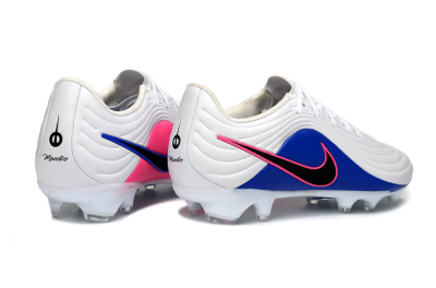 Men's Nike Tiempo Legend 10 Elite FG Football Boots - White/Electric Blue/Pink Flash