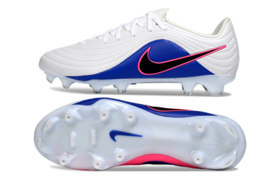 Men's Nike Tiempo Legend 10 Elite FG Football Boots - White/Electric Blue/Pink Flash