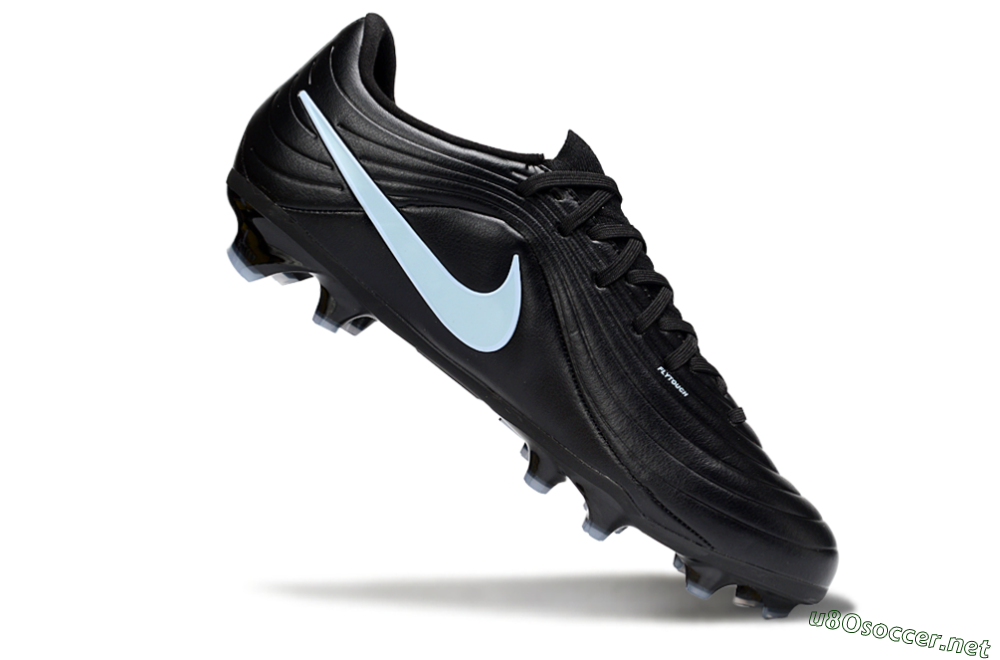 Men's Nike Tiempo Legend 10 Elite FG Football Boots - Black/Sky Blue/Shadow Grey 4