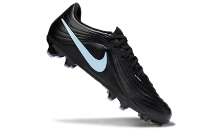 Men's Nike Tiempo Legend 10 Elite FG Football Boots - Black/Sky Blue/Shadow Grey