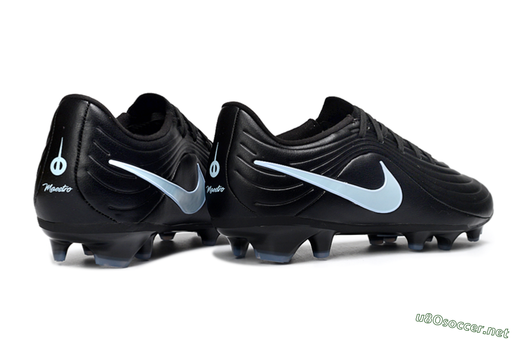 Men's Nike Tiempo Legend 10 Elite FG Football Boots - Black/Sky Blue/Shadow Grey 6