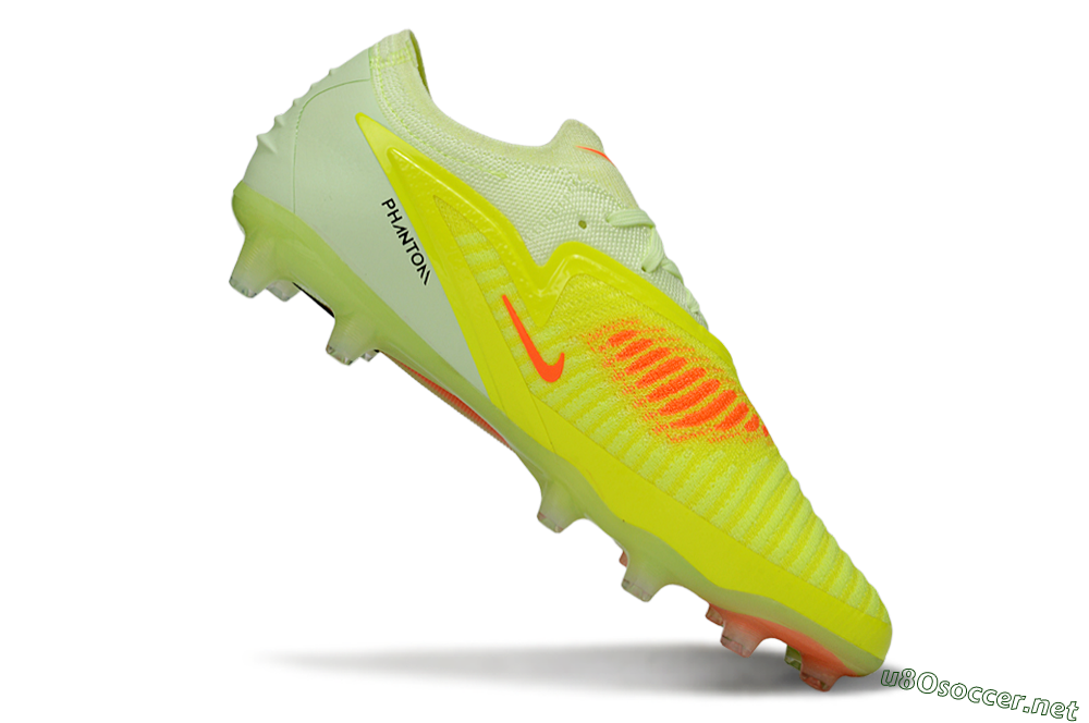 Men's Nike Phantom 6 Low Elite AG Football Boots - Yellow/Fluorescent Yellow/Neon Pink 4