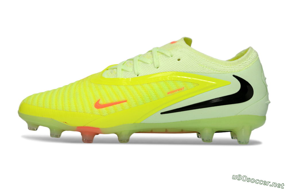 Men's Nike Phantom 6 Low Elite AG Football Boots - Yellow/Fluorescent Yellow/Neon Pink 0