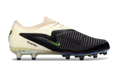 Unisex Nike Phantom 6 Low Elite AG Football Boots - Black/Electric Green/Crimson White