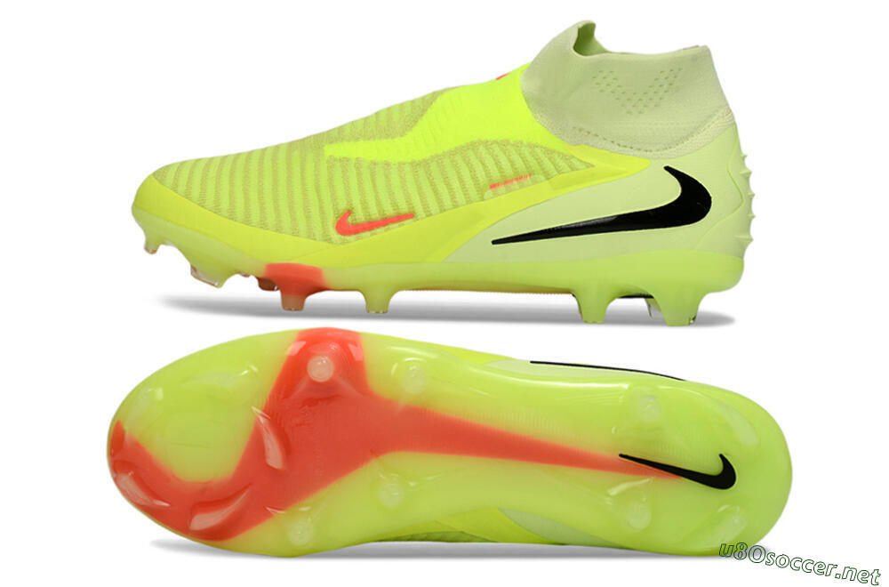 Unisex Nike Phantom 6 High Elite FG Football Boots - Yellow/Neon Yellow/Black 1