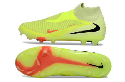Unisex Nike Phantom 6 High Elite FG Football Boots - Yellow/Neon Yellow/Black
