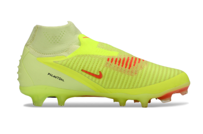 Unisex Nike Phantom 6 High Elite FG Football Boots - Yellow/Neon Yellow/Black