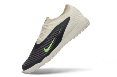 Unisex Nike Phantom 6 Low Elite TF Football Shoes - White/Lime Green/Slate Black
