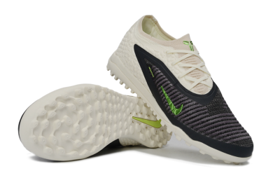 Unisex Nike Phantom 6 Low Elite TF Football Shoes - White/Lime Green/Slate Black