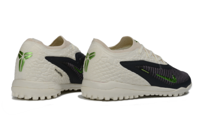 Unisex Nike Phantom 6 Low Elite TF Football Shoes - White/Lime Green/Slate Black