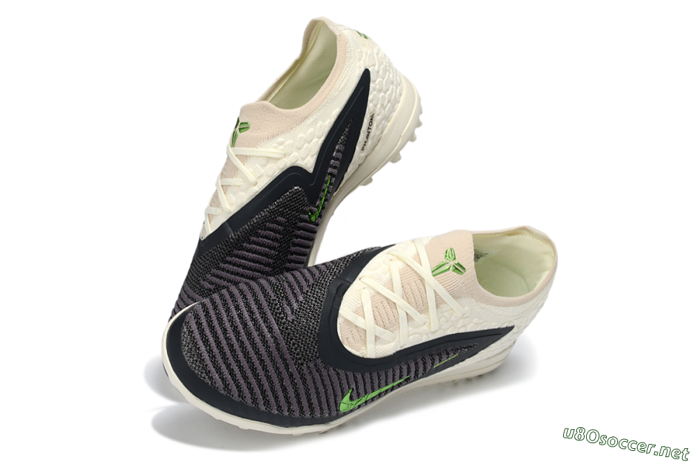 Unisex Nike Phantom 6 Low Elite TF Football Shoes - White/Lime Green/Slate Black 3