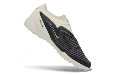 Unisex Nike Phantom 6 Low Elite TF Football Shoes - White/Lime Green/Slate Black