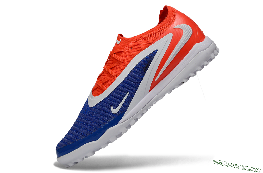 Unisex Nike Phantom 6 Low Elite TF Football Shoes - Blue/Vibrant Orange/White 5