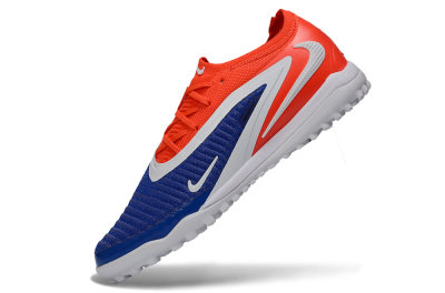 Unisex Nike Phantom 6 Low Elite TF Football Shoes - Blue/Vibrant Orange/White