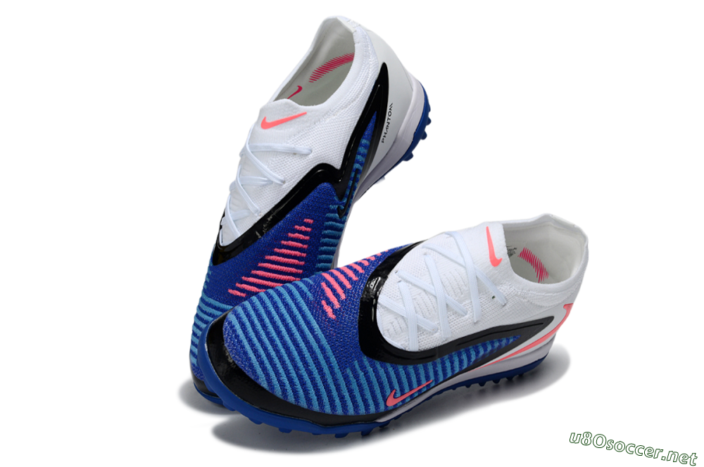 Men's Nike Phantom 6 Low Elite TF Football Shoes - Blue/Electric Blue/White Blaze 3