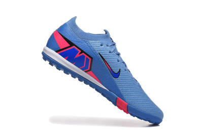 Men's Nike Air Zoom Mercurial Vapor 16 Elite TF Football Shoes - Blue/Electric Blue/Hot Pink