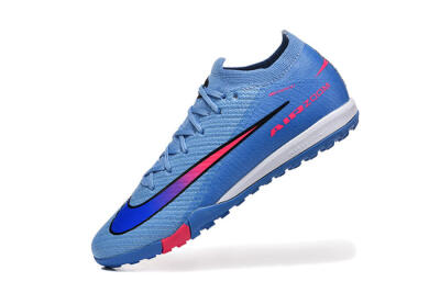Men's Nike Air Zoom Mercurial Vapor 16 Elite TF Football Shoes - Blue/Electric Blue/Hot Pink
