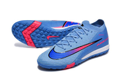 Men's Nike Air Zoom Mercurial Vapor 16 Elite TF Football Shoes - Blue/Electric Blue/Hot Pink