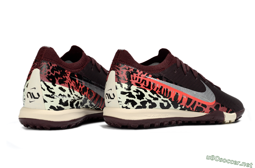 Unisex Nike Air Zoom Mercurial Vapor 16 Elite TF Football Shoes - Burgundy/Crimson Yellow/Black 6