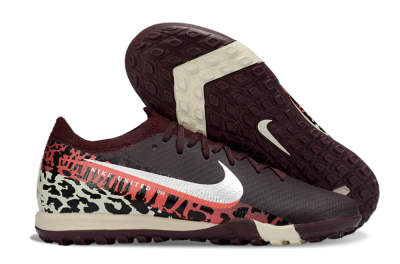 Unisex Nike Air Zoom Mercurial Vapor 16 Elite TF Football Shoes - Burgundy/Crimson Yellow/Black