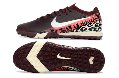 Unisex Nike Air Zoom Mercurial Vapor 16 Elite TF Football Shoes - Burgundy/Crimson Yellow/Black
