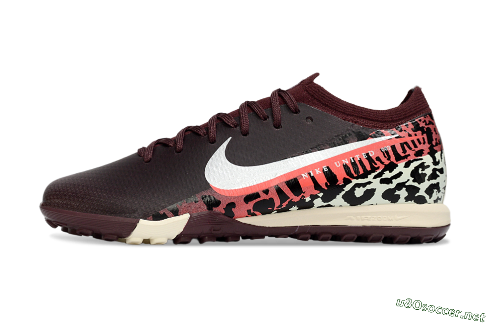 Unisex Nike Air Zoom Mercurial Vapor 16 Elite TF Football Shoes - Burgundy/Crimson Yellow/Black 0